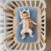 HOMBYS Muslin Baby Lounger Cover 2 Pack - 100% Cotton Slipcover for Infant Pillow (Blue & Grey) - Buy Online on SooperMarket.com