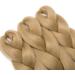 Jumbo Braiding Hair Extensions Colorful Synthetic Hair for DIY Crochet Box Braids Ombre 1Pc 24inch Ash Blonde - Buy Online on SooperMarket.com