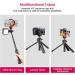 Ulanzi MT-16 Mini Tabletop Tripod Stand with Cold Shoe - Perfect for iPhone 12, Canon G7X Mark III, Sony ZV-1 | Ideal for Vlogging, Filmmaking, and Live Streaming - Black - Buy Online on SooperMarket.com