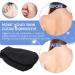 Sibba 2 Pairs Exfoliating Gloves - Body Scrubber for Shower Bath Tan Removal & Keratosis Pilaris - Exfoliating Mitt for Removing Dirt and Dead Skin (Black) - Buy Online on SooperMarket.com