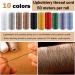 Tikjiua 59 Pcs Leather Sewing Kit - Heavy Duty Needles & Thread for Upholstery Repair - Large-Eye Stitching Needles for Carseat, Boots, Sofa - Buy Online on SooperMarket.com