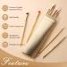 Beili 10 PCs Eyeshadow Brush Set - Perfect for Blending Eyeshadow Highlighter & Eyeliner | Eco-Friendly Bamboo Makeup Brushes for Flawless Eye Makeup - Buy Online on SooperMarket.com