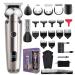 Hatteker Beard Trimmer for Men Waterproof Hair Trimmer Electric Razor Cordless Hair Clippers Shavers for Men Shaving Kit for Nose Mustache Body Facial Beard Grooming Kit Fathers Gifts for Dad