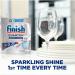 Finish Quantum Infinity Shine Dishwasher Tablets Bulk 5 Pack | Scent : REGULAR | Size : 120 Dishwasher Tabs | For Sparkling Clean (Total 480 Tablets) - Buy Online on SooperMarket.com