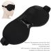 Black Soft Polyester Magnet Blindfold for Comfortable Home Use - Adjustable Size - Buy Online on SooperMarket.com