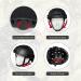 Fousam Tactical Helmet Airsoft Fast BJ/PJ/MH Military - Adjustable 15 in 1 Headwear for Paintball CS War Games - Outdoor Sports Helmet (BJ-Black) - Buy Online on SooperMarket.com