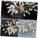 Didiseaon hair European and American headgear manual crystal modeling Accessories rhinestones Metal decorate Hair piece wedding bride comb accessories hairpin hair comb Miss - Buy Online on SooperMarket.com