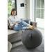 Vivora Luno Exercise Ball Chair  Chenille for Home Offices  Balance Training  Yoga Ball Max Charcoal - Buy Online on SooperMarket.com