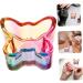 FOYTOKI Nail Art Brush Cup Glass Nail Dish Cup Nail Cups Nail Brush Dappen Dish Glass Nail Dish Bowl Acrylic Nail Tools Manicure Supplies Nail Brush Dappen Cup Glass Nail Dappen Cup 5.00X4.20X2.50CM Colorful - Buy Online on SooperMarket.com