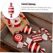 Zerodeko 1pc Christmas Candy Decoration christmas tree Cosmetics candy decorate Xmas Adornment outdoor christmas decorations decor Ornament pendant pvc set red Christmas household Red 15X6X6CM - Buy Online on SooperMarket.com