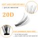20D 0.07D 16mm Cluster Lashes - 120 Pcs Individual C D Curl B&Q LASH DIY Eyelash Extensions at Home - Individual Eyelashes - 10D to 20D - B&Q LASH - Buy Online on SooperMarket.com
