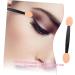 WOONEKY 200 Pcs Double Ended Eyeshadow Brush Professional Eyeshadow Sponge Brush Emulsion Black - Buy Online on SooperMarket.com