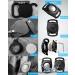 2 Pack Waterproof Airtag Case for Dogs & Cats - OneOnta Airtag Dog Collar Pendant - Black Airtag Holder (2.5cm Width) - Buy Online on SooperMarket.com