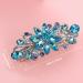 WLLHYF Flower Hair Clip - Vintage Rhinestone Barrette for Women & Girls (Sky Blue) - Buy Online on SooperMarket.com