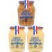 Mustard Bundle with Grey Poupon Dijon 215g x2 and Wholegrain Mustard 210g x1 - (Pack of 2) - Buy Online on SooperMarket.com