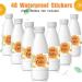 48 Pieces Little Cutie Baby Shower Water Bottle Labels - Waterproof Oranges Bottle Wrappers for Unisex Baby Shower Favors - Buy Online on SooperMarket.com