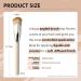 Moguri Multitasking Face Brush Angled Foundation Brush for Liquid Cream Make-Up Contour Blush Bronzer Highlight Make-Up Angled Face Make Up Tool - Buy Online on SooperMarket.com