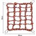 Bohue 2Pcs Colorful Woven Climbing Net Pet Hammock Netting Toy Hanging Hammock Net with 4 Hooks Small Animal Supplies Rope Ladder for Parrot Bird Hamster Squirrel - Buy Online on SooperMarket.com