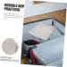 WOONEKY Hair Dryer Storage Bag Canvas Hair Dryer Organizer Bags for Travel Curling Iron Fabric Miss Modeling 33x30cm Light Grey - Buy Online on SooperMarket.com