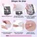 French Nails Stamp Set | Nail Design Kit with Scraper 2 Nail Stamps & 4 Transparent Silicone Gel Stamps - International Shipping Available - Buy Online on SooperMarket.com