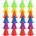 Win SPORTS Training Plastic Traffic Cones Set - 24 Pack 7 Inch Indoor Outdoor Agility Cones - Soccer Sports Equipment for Kids - Buy Online on SooperMarket.com