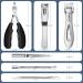 Senior Toenail Clippers Set for Thick Nails - Featuring Ingrown Toenail Tool, Wide Opening Clipper, Rotary Fingernail Clipper, Leather Case & File - Black - Buy Online on SooperMarket.com