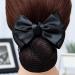 2 Pieces Hair Bowknot Bun Covers | Elastic Mesh Hair Caps for Nurses & Flight Attendants - Shop Internationally! - Buy Online on SooperMarket.com