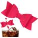 Straw Bow - Bow Cupcake Portable Straw Caps Decoration Cute Big Straw Decorations Bow s for Shakven Hot Pink - Buy Online on SooperMarket.com