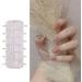 Pure White Pearl Shape Nail Art Rhinestones Easy Sticking Half Round Pearl Nail Art Ornaments with Different Sizes Portable Nail Art Decoration with Storage Box Nail Art Supplies for Home DIY - Buy Online on SooperMarket.com