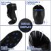 Men's Black Leather Ballroom Dance Shoes - Size 9.5 | Latin Salsa Dancing Character Shoes - Buy Online on SooperMarket.com