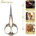 Compact Stainless Steel Beauty Scissors - Multi-Function Eyebrow & Nose Hair Scissors for Travel | Wear-Resistant & Portable - Buy Online on SooperMarket.com