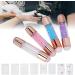 4-Piece Nail Stamper Set with Silicone Stamp Pens for Manicure Art - Double Ended Design with Nail Seal Plate for Home and Salon Use - Buy Online on SooperMarket.com
