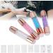 Silicone Nail Stamper Nail Art Stamper Nail Stamping Kit 4 Sets Manicure Art Stampers Silicone Stamp Pens Double Ended Nail Stamp With Nail Seal Plate for Home Nail Salon - Buy Online on SooperMarket.com