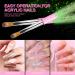 Saviland Kolinsky Acrylic Nail Brush Set - 4PCS Professional Size Brushes for Acrylic Nails Extension & Carving - Buy Online on SooperMarket.com