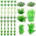 Ctpeng Artificial Fish Tank Plastic Plants Decor Set 57 Pieces 2-30cm