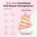Modelones 15ml 8-in-One Nail Ridge Filler Strengthener Base Coat Nail Polish Repair Nail Growth Treatment for Thin and Damaged Nails Pink - Buy Online on SooperMarket.com