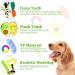 Jotol Dog Toy Set - 20PCs 100% Natural Cotton Interactive Toys for Dental Care | Best Pet Rope Toys for Small & Medium Dogs - Buy Online on SooperMarket.com
