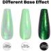 PEARL GLITTER GEL POLISH - Clear Green Shell Mermaid Effect | UV/LED Cured 7.5ml Gel Nail Polish for Shiny Pastel Nail Art Manicure - Buy Online on SooperMarket.com