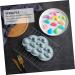 6 Pcs Silicone Mold Silicone Ice Mold Cake Mold Chocolate Mold Cookie Mold Baking Mold Biscuit Kitchen Supplies Silica Gel 22.6X14.5X1.5CMx3pcs Assorted Colorx3pcs - Buy Online on SooperMarket.com