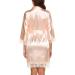 BESDEL Women's Satin Silk Short Kimono Robe - Champagne - Buy Online on SooperMarket.com
