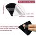 4 Pcs Powder Puff Makeup Puff Triangle Powder Puff Soft Powder Sponge Reusable Makeup Triangle Sponges with Strap for Loose Powder Body Cosmetic Foundation Wet Dry Makeup Tool Black and White black+white - Buy Online on SooperMarket.com