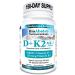 Vitamin D3 1000 IU + Vitamin K2 MK-7 (120 mcg). 150-Day Supply Of Vitamin D3 K2. Organic Coconut Oil Base For Optimal Absorption of K2 D3 Vitamin Supplement (150 Softgels of Vitamin D K2)