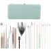 Ear Wax Removal Tool Spiral Ear Pick Sets Double Ended Ear Scoop Spoon Ear Care Supplies(Green)
