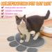 INFURIDER Cat Litter Mat Cute Paw Shape Pet Feeding Mat 15 x12 Cat Food Water Bowl Placemat Anti-Slip Puppy Cat Eating Dish Pad for Pet Accessories(2 Pack) - Buy Online on SooperMarket.com