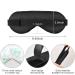 Haskirky Light Blocking Eye Mask | Adjustable for Men and Women | Perfect for Travel, Yoga, Meditation | Deep Sleep | Comfortable and Breathable | Goodies Green Hearts Blue - Buy Online on SooperMarket.com