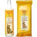 Burt's Bees for Cats Dander Reducing Spray and Wipes Bundle