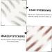 WOONEKY 8pcs Imitation Eco Eyebrow Sticker Transfer Eyebrow 6d Hair-like Eyebrows Fake Transfer Stickers - Buy Online on SooperMarket.com