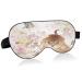 Haskirky Light Blocking Eye Mask Breathable and Adjustable Adult Men and Women Travel on Business Trips Yoga Meditation Light Smooth Comfortable Eye Mask Office Deep Sleep Goodies Cat Butterfly Flo