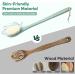 Long Handle Exfoliating Back Shower Brush - Dark Green Body Scrubber - Buy Online on SooperMarket.com