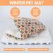 2 Pcs Small Animal Plush Bed Mat 35x27cm Washable Guinea Pig Bed Mat Fluffy Guinea Pig Bedding Mat Sleeping Pad for Bunny Hamster Guinea Pig Yellow Blue - Buy Online on SooperMarket.com